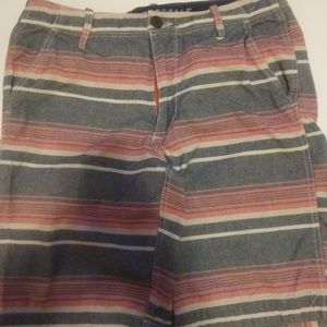 Aeropostale Men's Pink & Gray 32" Waist Shorts